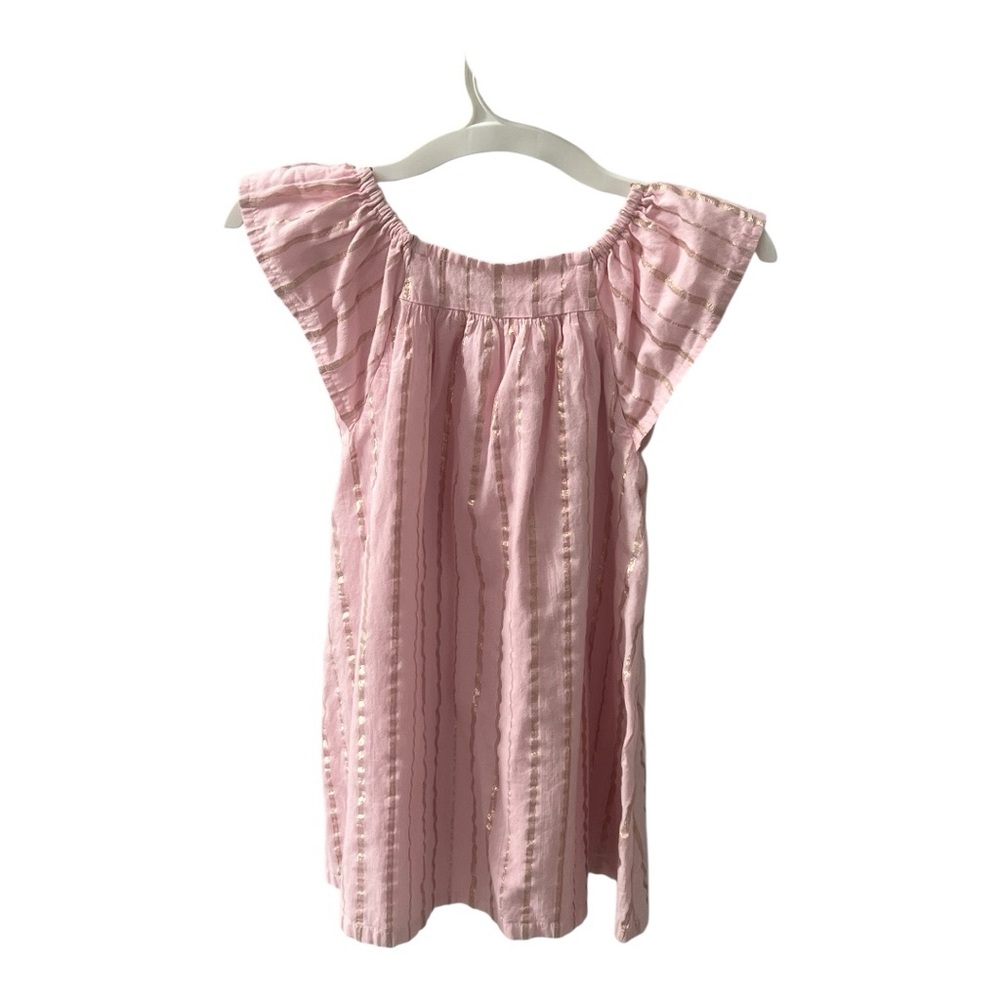 Old Navy Pink and Gold Textured Dress